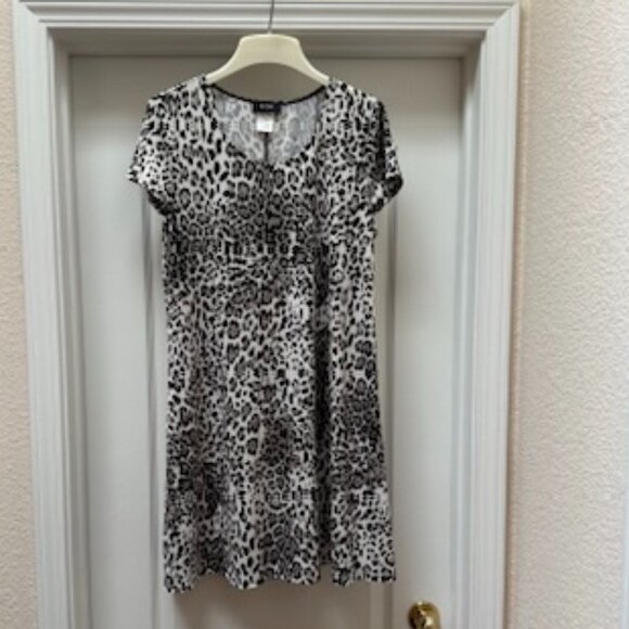MSK Animal Print swing dress - Picture 1 of 3